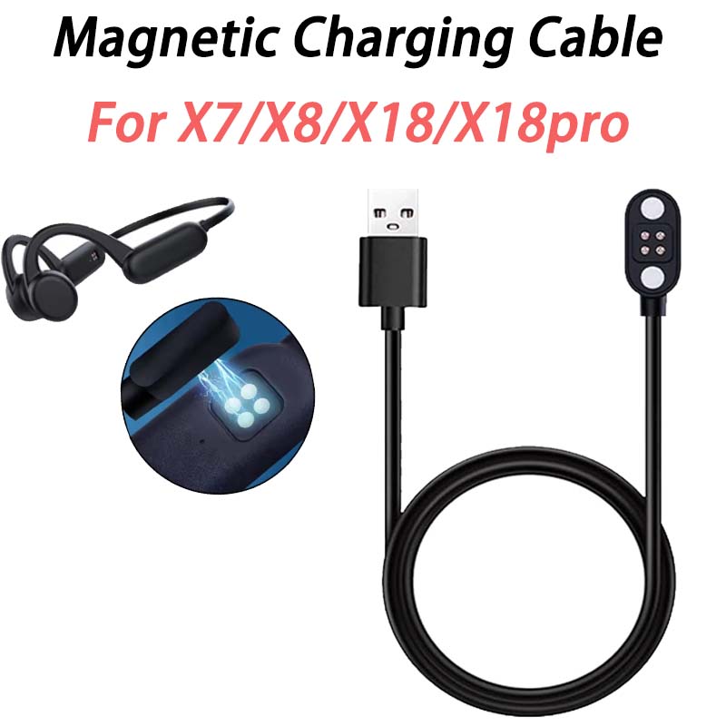 Magnetic Charging Cable - Bone Conduction Earphones with Magnetic Charging