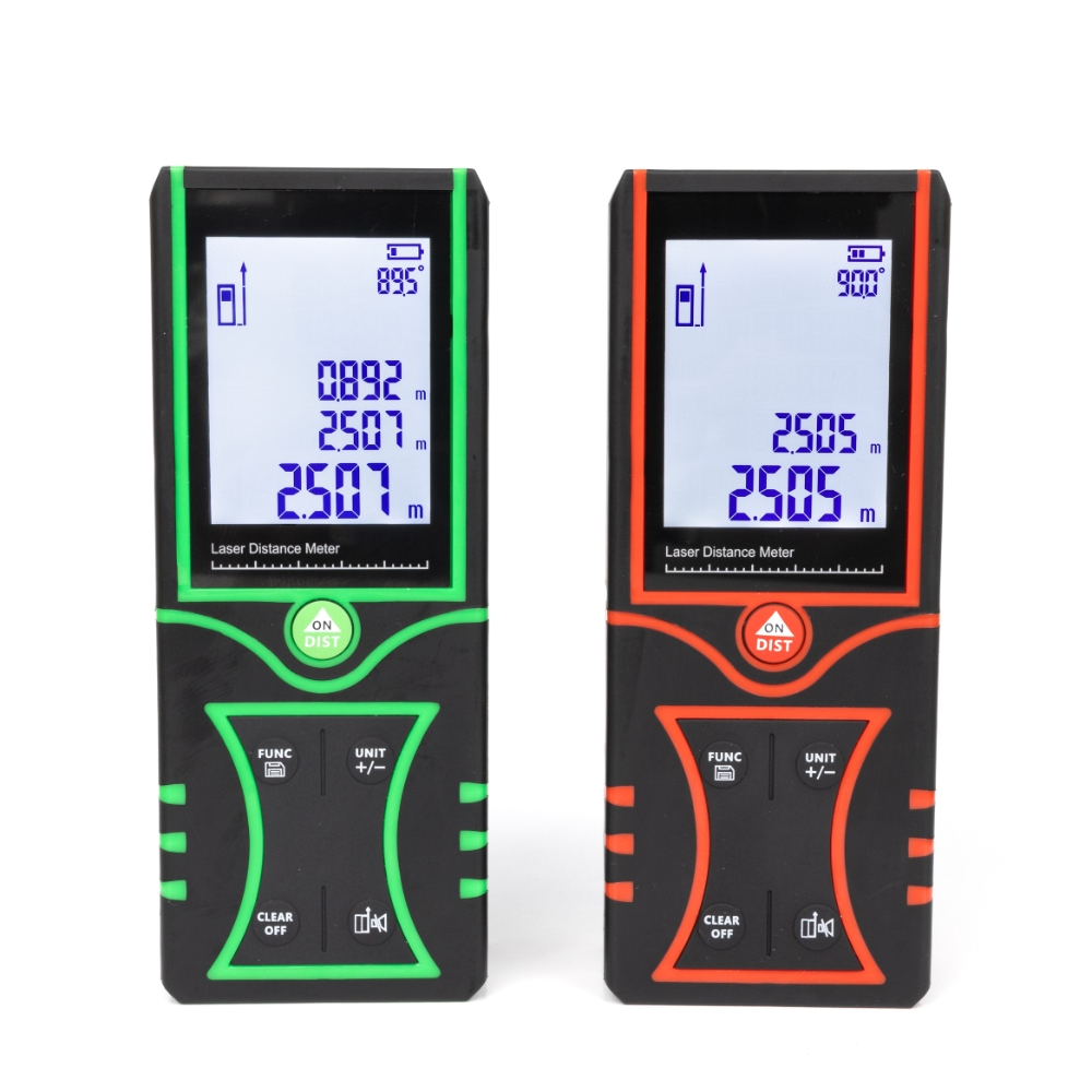 Laser Distance Measure - Model GS-16 Industrial Red Laser Tape