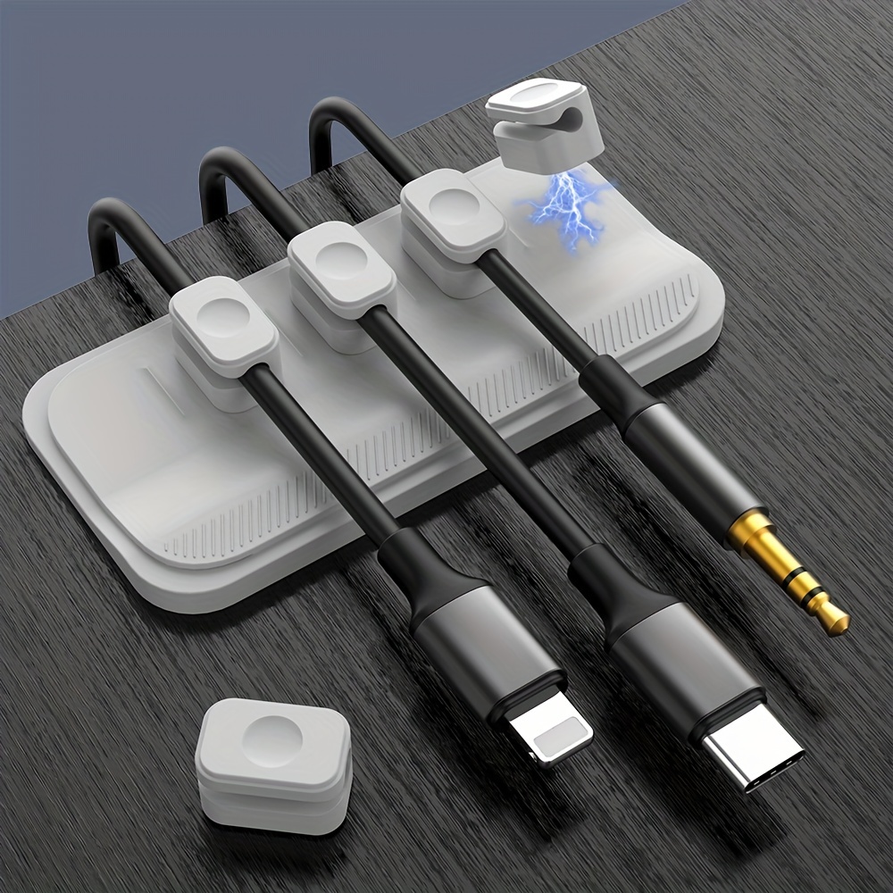 Magnetic Charging Cable - Car Mounted Magnetic Cable Management Silicone