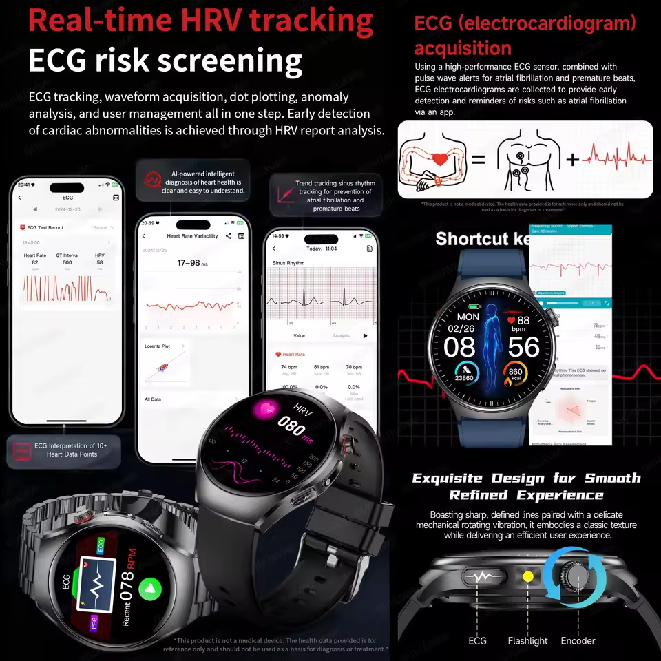 New Accurate ECG Smart Watch B - Laser Distance Measure 评论和价格