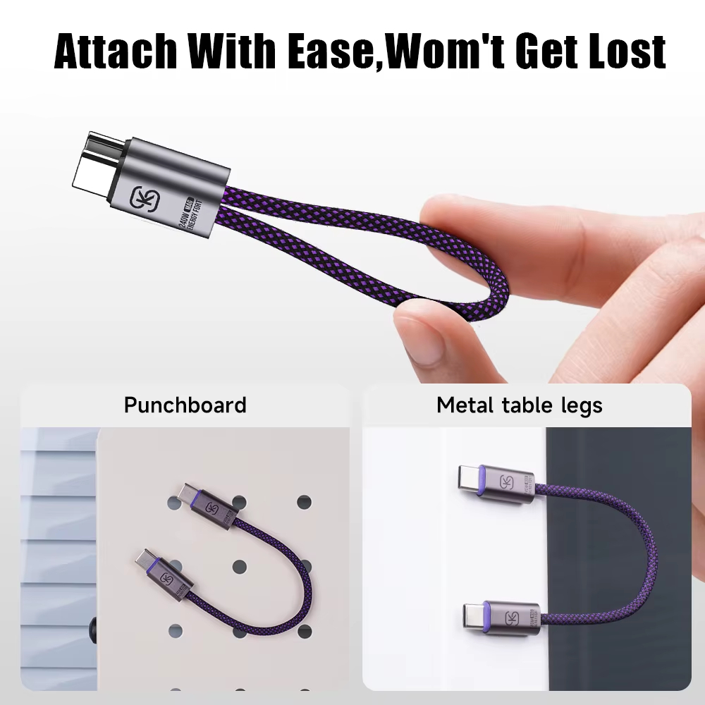 240W Magnetic Short Cable 0.16 - Magnetic Charging Cable 评论和价格
