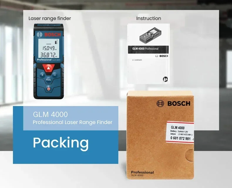 BOSCH GLM 4000 Laser Range Fin - Laser Distance Measure 评论和价格