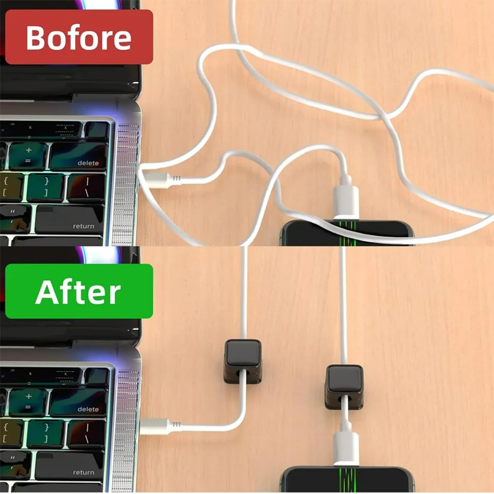 Magnetic Cable Clip Organizer  - Magnetic Charging Cable 评论和价格