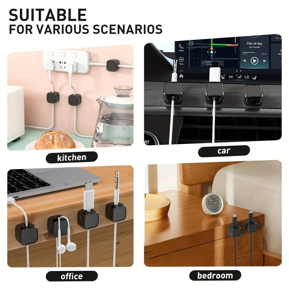 Magnetic Cable Clip Organizer  - Magnetic Charging Cable 评论和价格