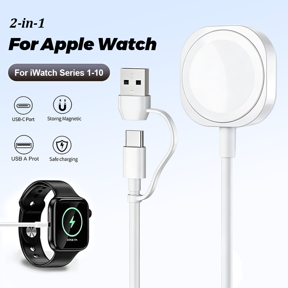 2 in 1 Magnetic Wireless USB A - Magnetic Charging Cable 评论和价格