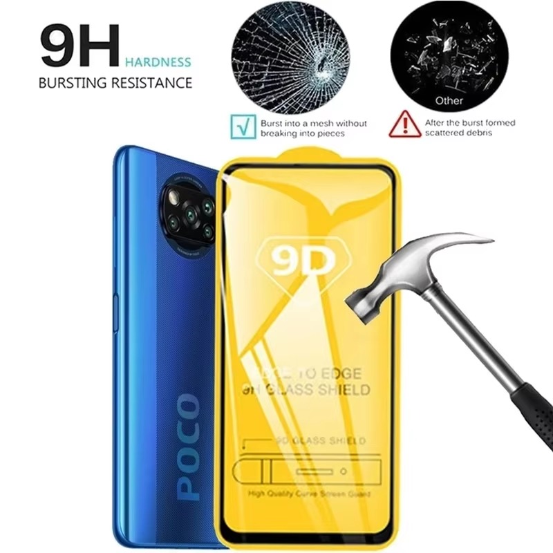 9D Full Cover Protective Glass - Realme C67 评论和价格