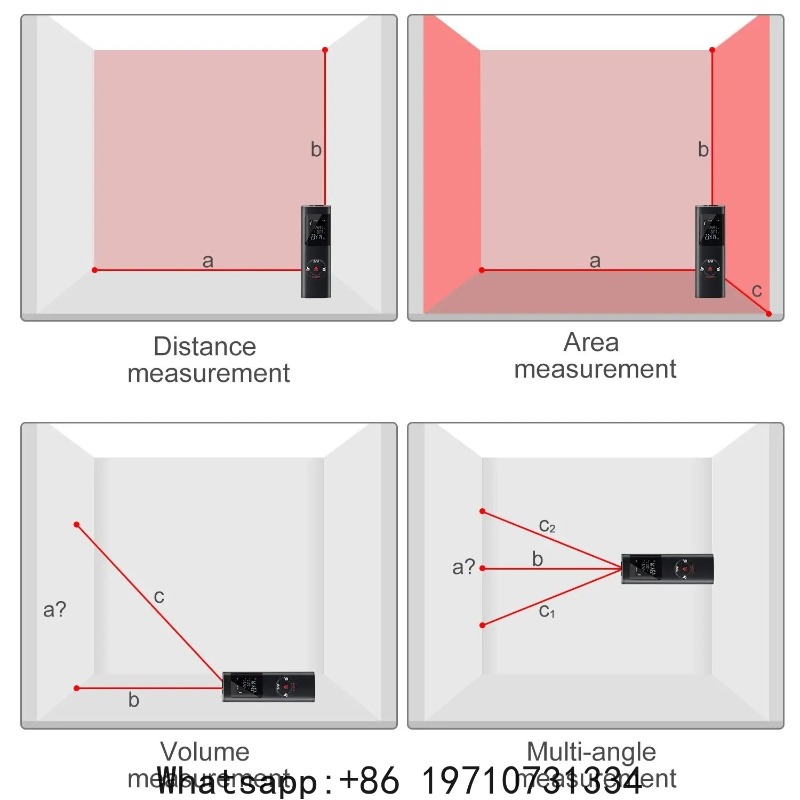 40M/60M Mini Smart Laser Dista - Laser Distance Measure 评论和价格
